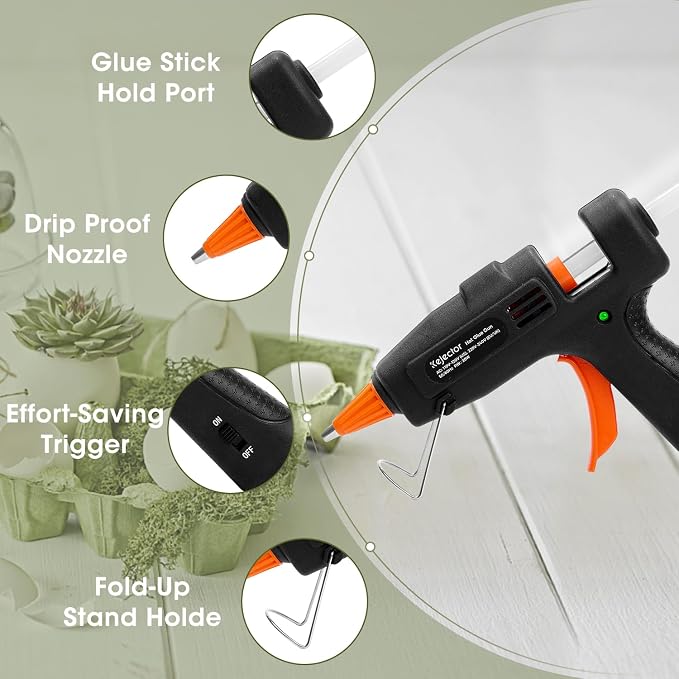Fireproof Hot Glue Gun, Mini Glue Gun Kit