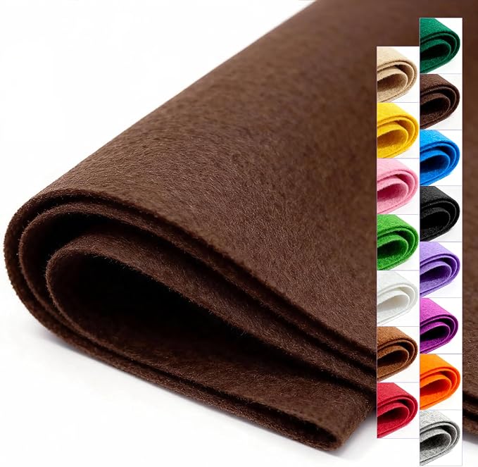 Felt Fabric 36'' X 36'' Large Felt Sheets Stiff Craft Felt by The Yard