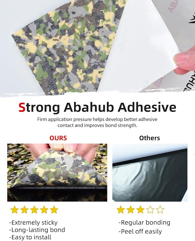 Abahub EVA Foam Boat Flooring Self-Adhesive Decking Surfboard Traction Pad |