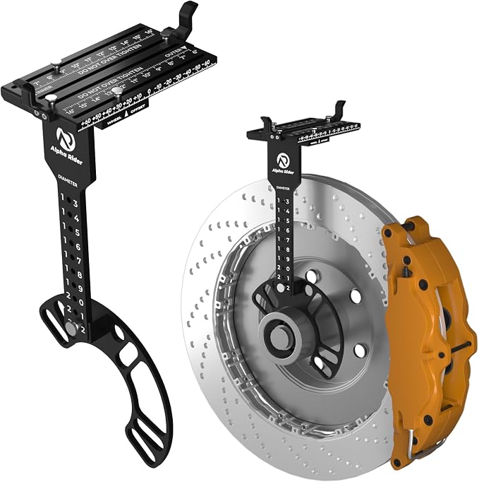 Wheel Fitment Tool Supports 13" to 22", 4 & 5 Lug Bolt Pattern | Fits 4 & 5 lug