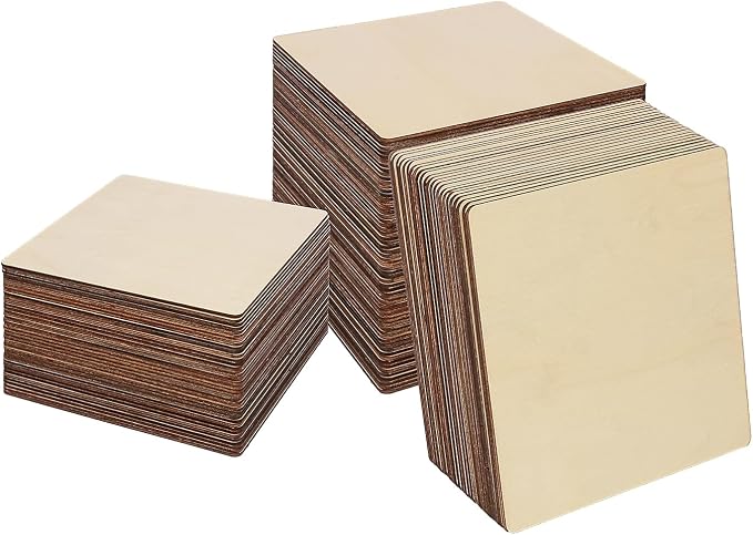 120 PCS Unfinished Plywood Sheets