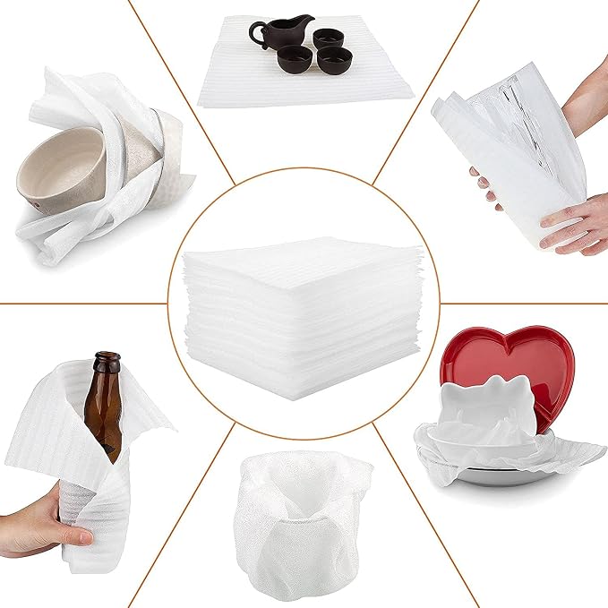 25 Pack Foam Sheets 12 x 16 Inches, Moving Supplies