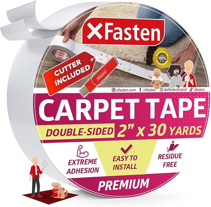 XFasten Double-Sided Carpet Tape