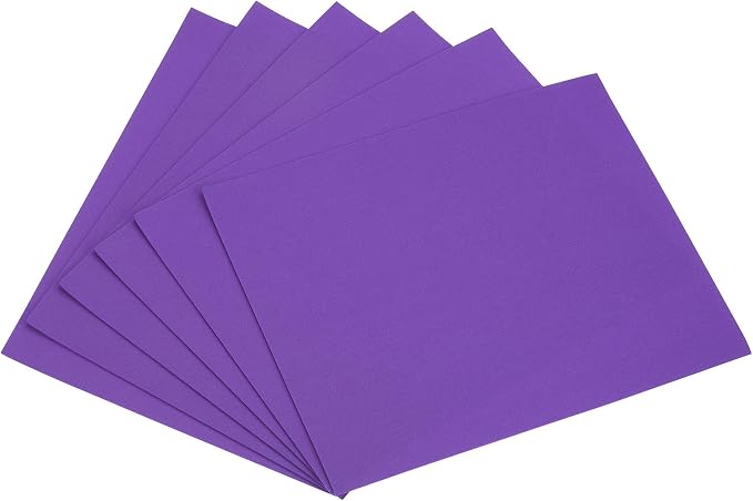 uxcell Purple EVA Foam Sheets 11 x 8 inch 1.7mm Thickness