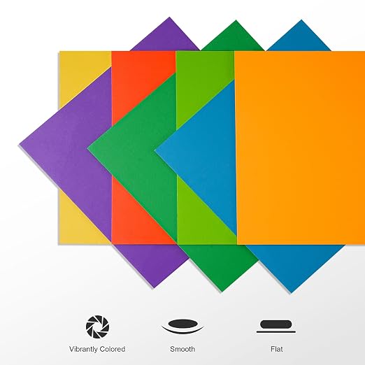 7 Pack Colored Plywood Sheets, Rolling Paint Process