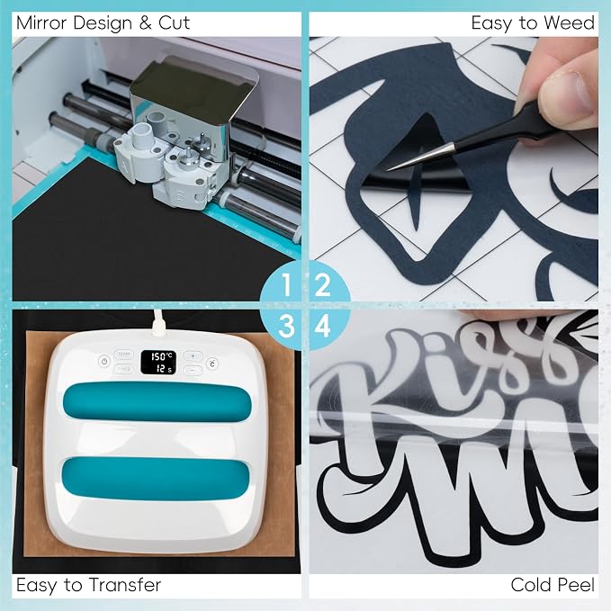 Aoder Black Heat Transfer Vinyl