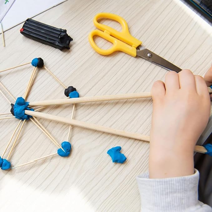 Yaliuliu 3/8 x 15 Wooden Dowel Rods 20PCS Round Wood Dowels