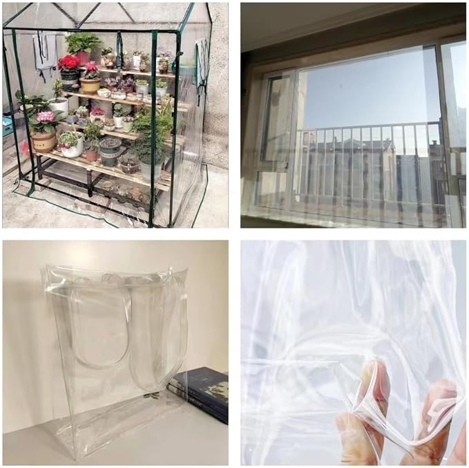 ONEART | Super Clear Multi Purpose PVC Vinyl-12 Gauge Waterproof Transparent