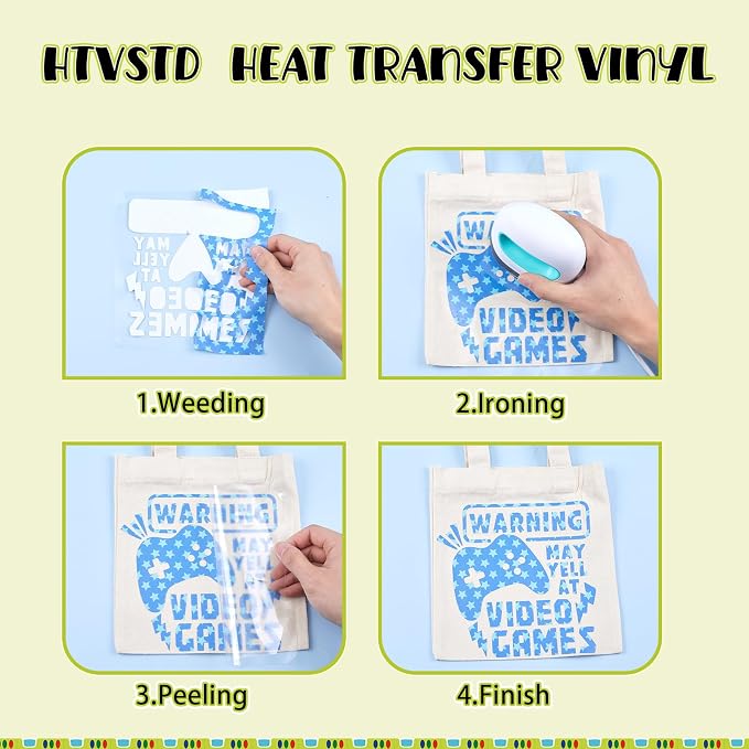 HTVSTD Planet HTV Heat Transfer Vinyl 14 Sheets 12×10in Iron on Vinyl | Rocket