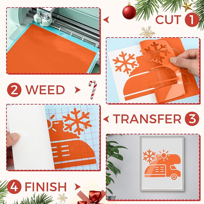 IModeur Glossy Orange Permanent Vinyl