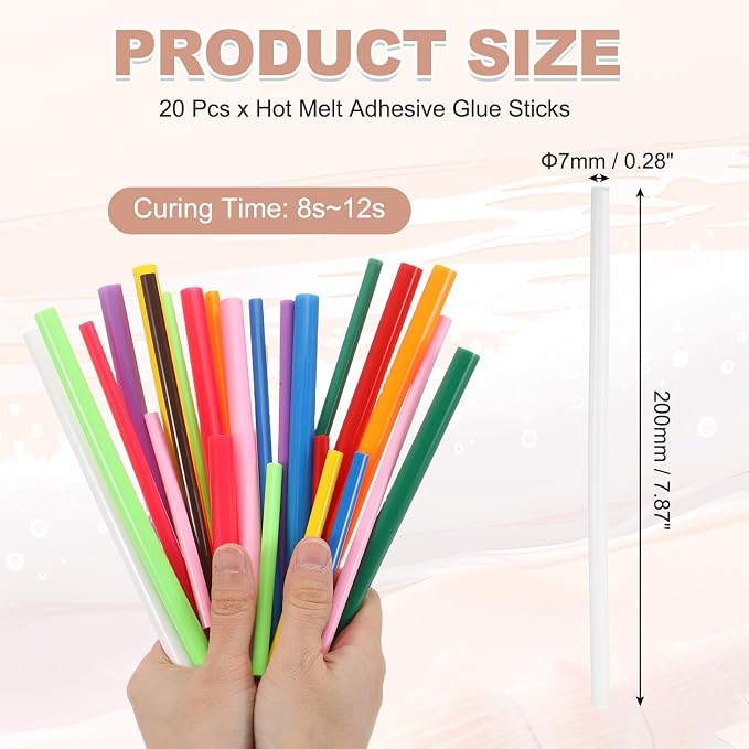 PATIKIL Hot Glue Sticks for Glue Gun