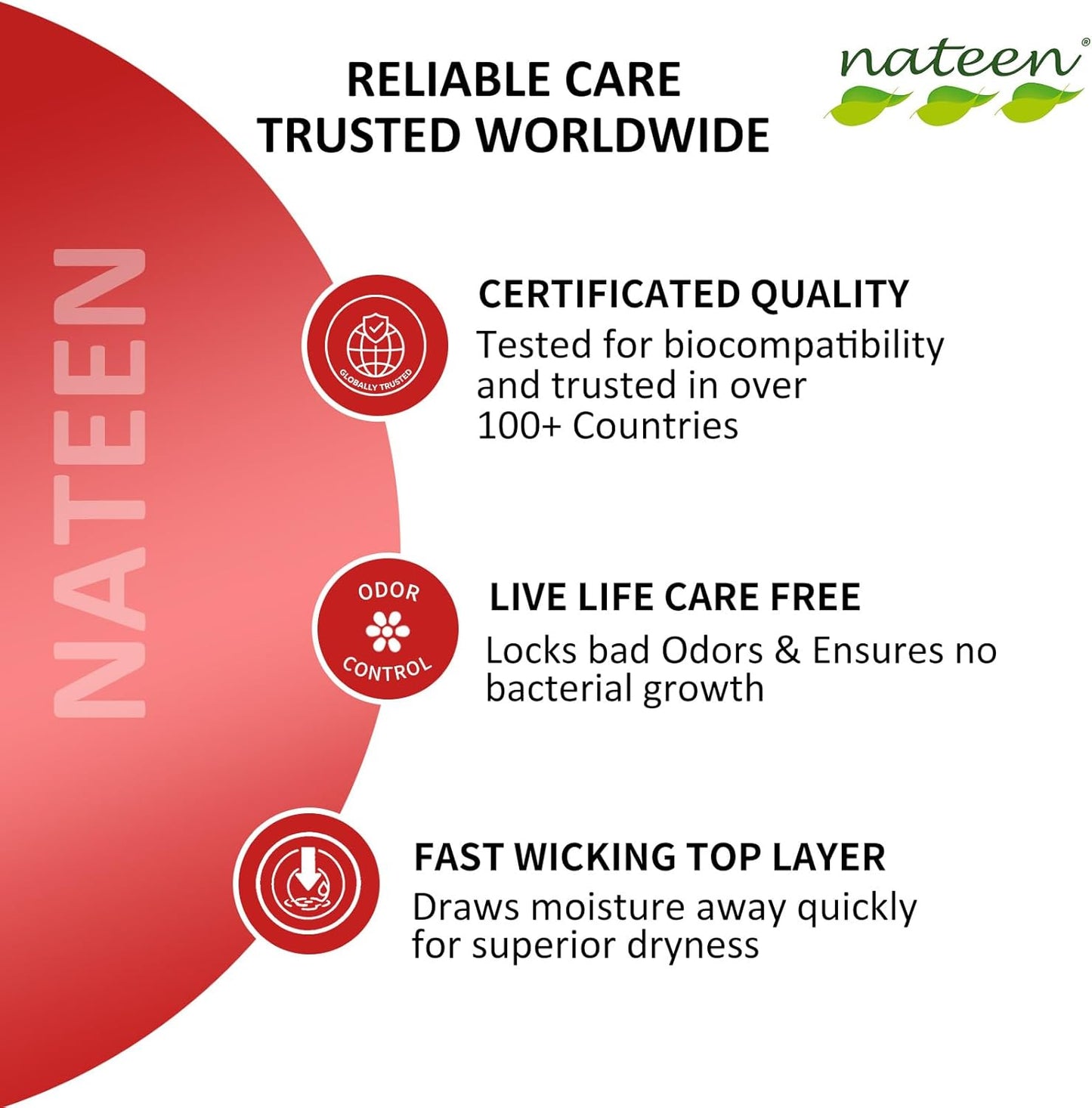 Nateen Combi Plus Adult Diapers with Tabs for Women and Men, Extra Absorbency Disposable Incontinence Briefs, Leakproof and Skin-Friendly Incontinence Underwear.Extra-Large, 10Count