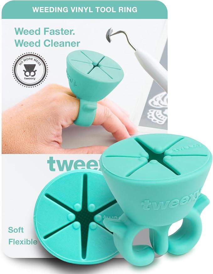 tweexy Craft Vinyl Weeding Scrap Collector Ring | Weeding Tools