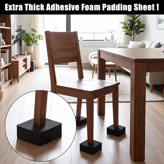 4 Pcs 3" Thick Foam Padding Sheet