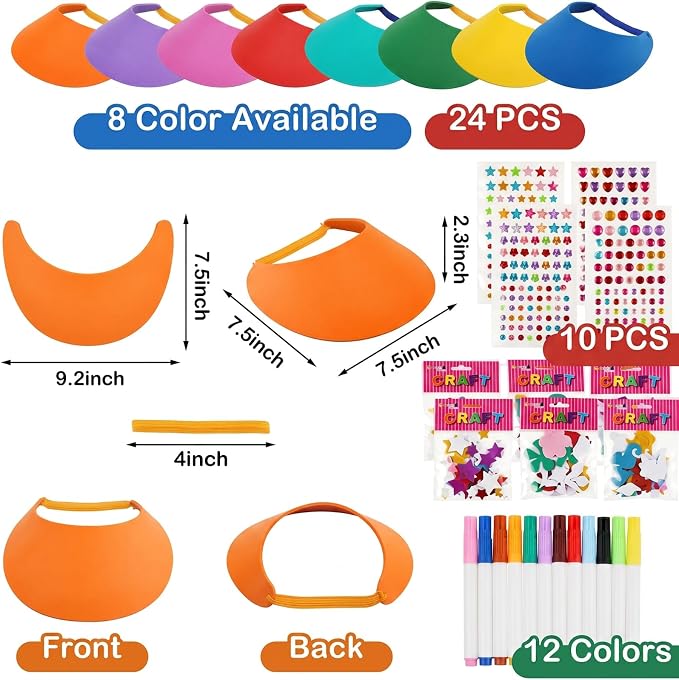 Outus 35 Pcs Assorted Craft Decorations