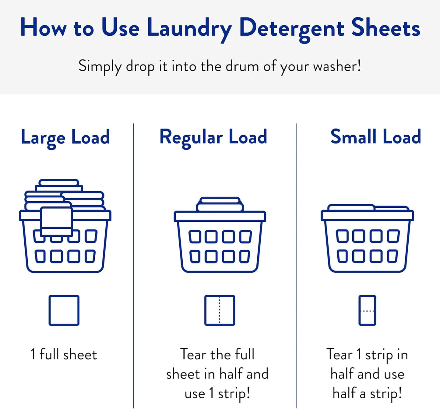 The Clean People Laundry Detergent Sheets - Laundry Soap - Ultra Concentrated, Recyclable Packaging, Stain Fighting - Christmas Morning (96 Count)