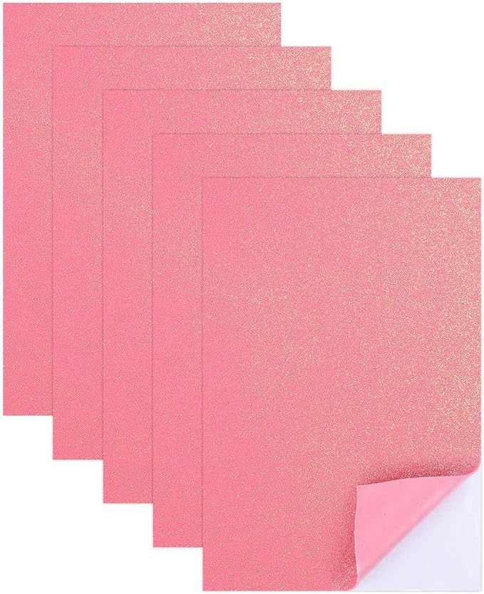 MECCANIXITY 5 Sheets Pure Red Shiny Foam Sheets