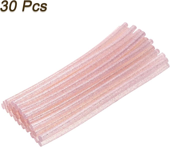 uxcell 30pcs 7mm x 200mm Mini Hot Glue Sticks