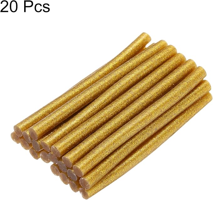 uxcell 20pcs Hot Glue Sticks for Glue Gun 7mm/0.28-inch x 4-inch Mini Hot Melt