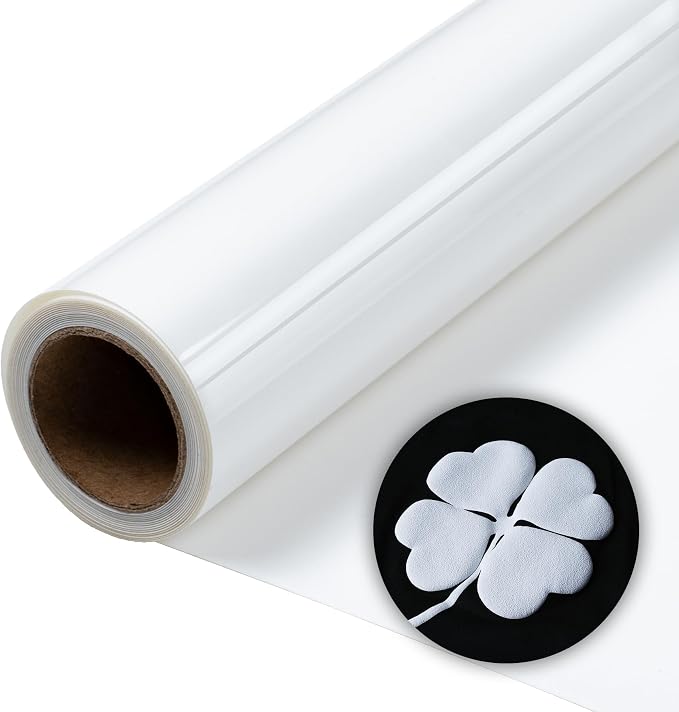 Aoder White Puff Vinyl Heat Transfer