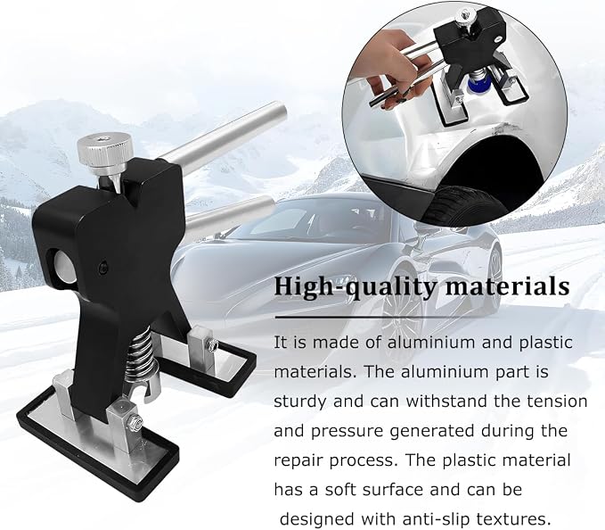 Zpana 18PCS/Set Car Dent Puller Kit, Paintless Vehicle Remover Pull Tools
