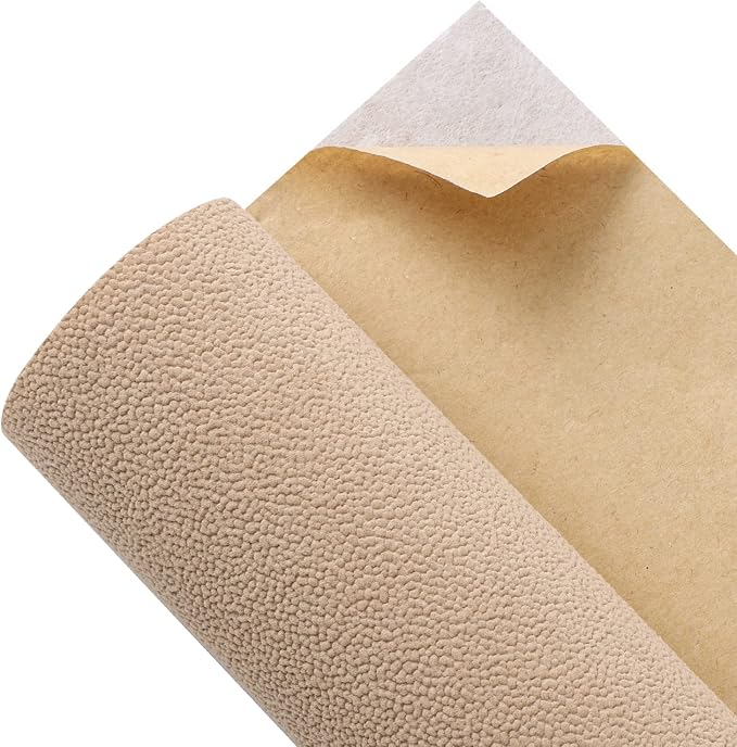 Removable Velvet Fabric Self Adhesive Felt Fabric Liner Beige Velvet Drawer