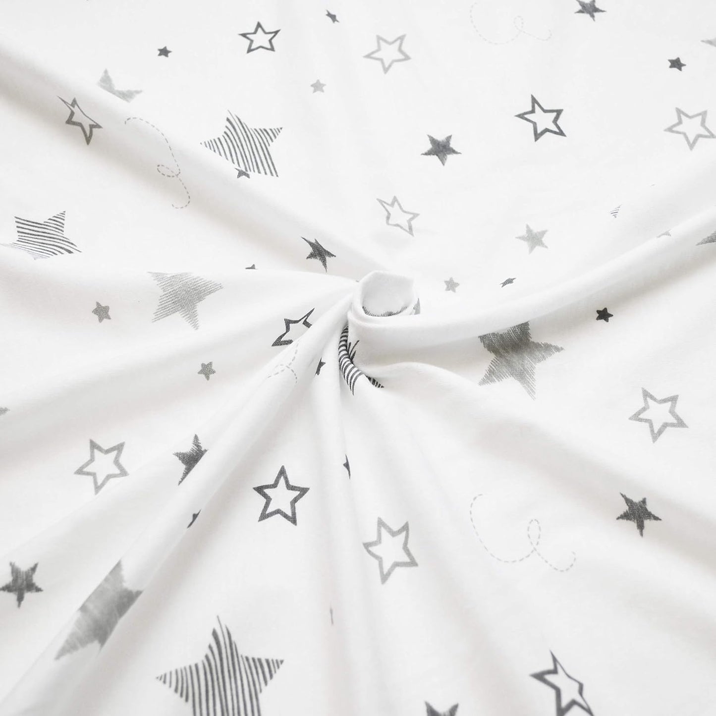 American Baby Company Printed 100% Natural Cotton Jersey Knit Fitted Contoured Changing Table Pad Cover, Super Stars, Soft Breathable, for Boys and Girls