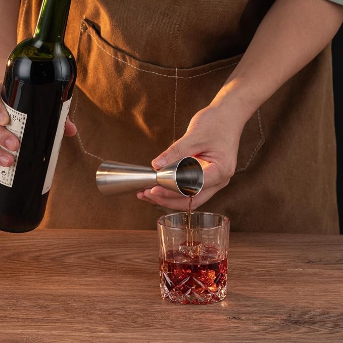 Briout Jigger for Bartending, Double Cocktail Jigger Japanese Premium 304 Food
