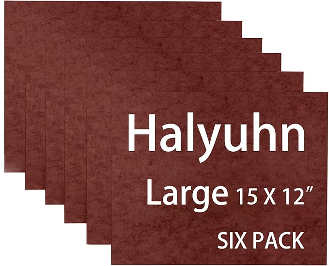 6 Pack Thick Felt Furniture Pads, 15’’ x 12’’ Protect Pads
