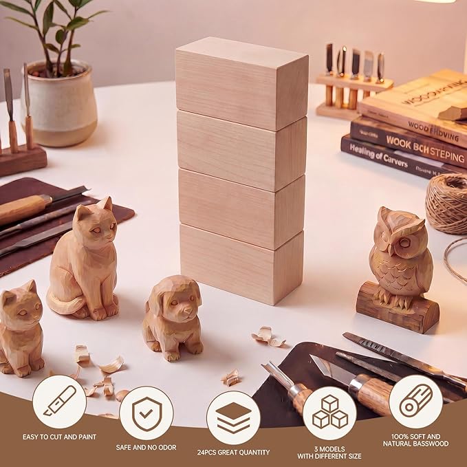 Basswood Carving Blocks