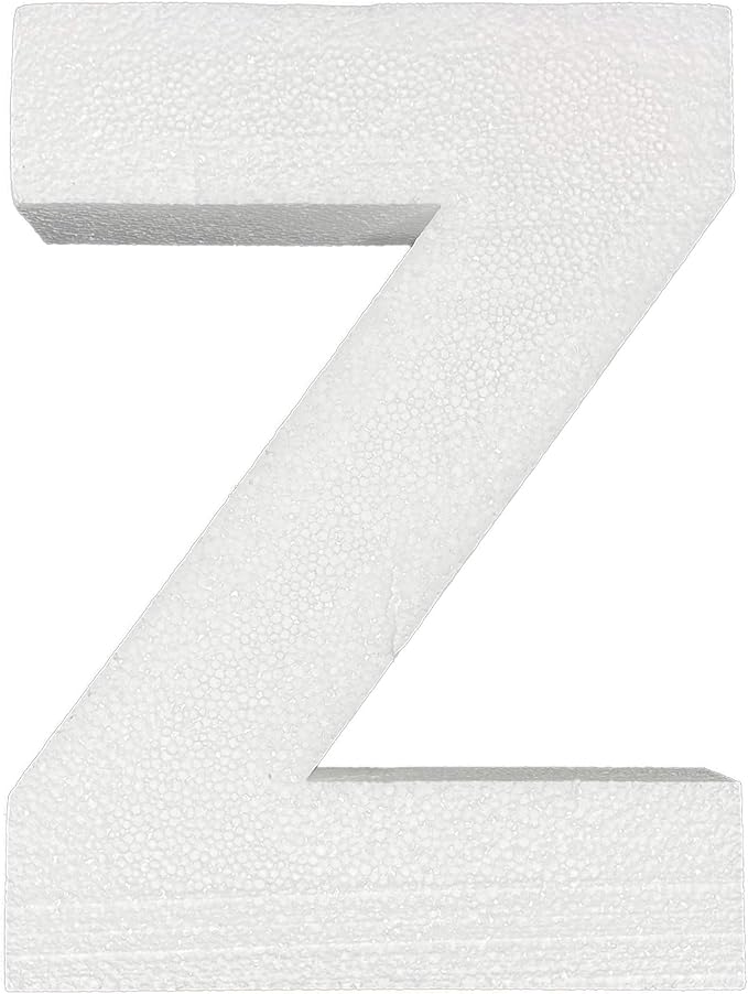 12 Inch Smooth Foam Letters