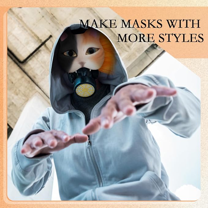 Seenelling DIY Therian Mask Kit Blank Cat Mask