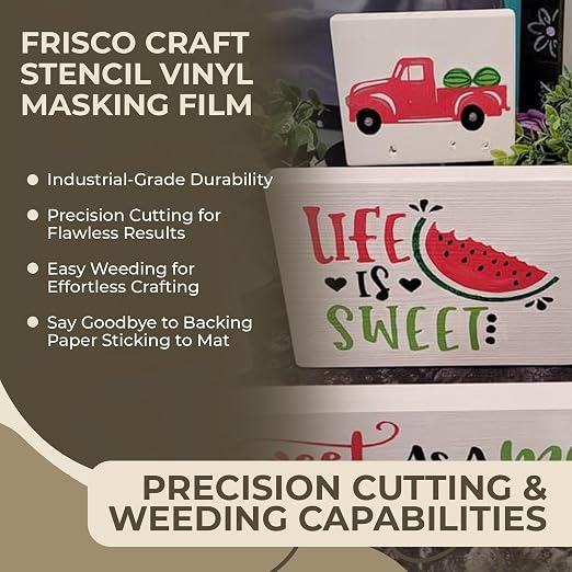 Frisco Craft Stencil Vinyl Masking Film