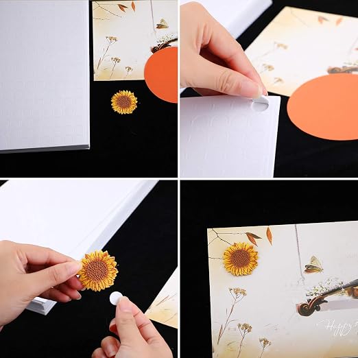 Outus 2400 Pieces Foam Dots Dual-Adhesive 3D Foam Tapes Pop Dots Adhesive Mount
