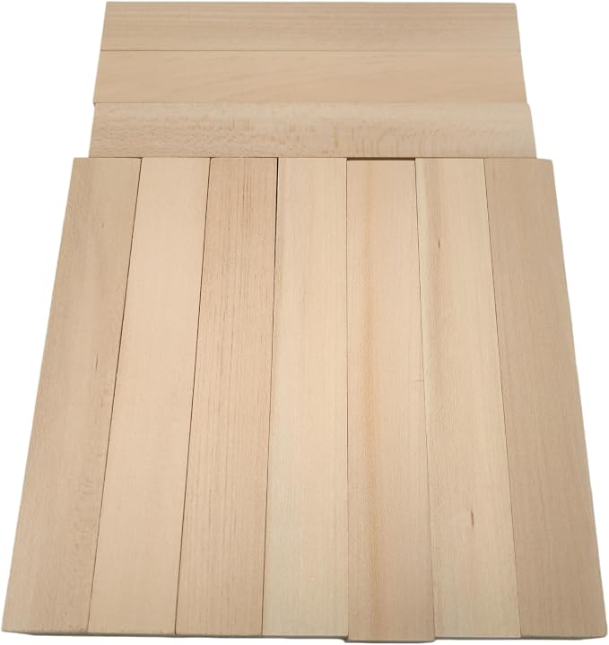 10PCS Basswood Carving Blocks, Whittling Wood Carving Kit, Unfinished Wooden