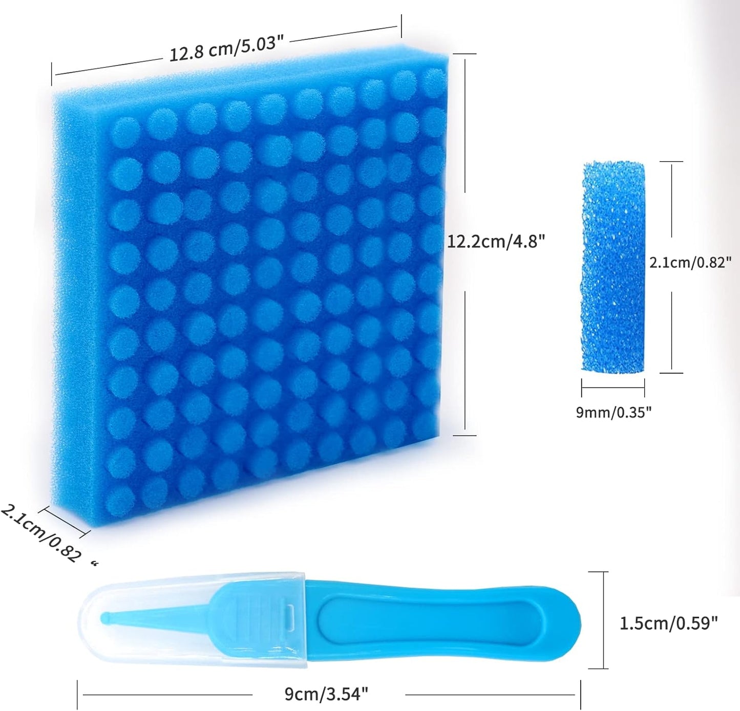 Nasal Aspirator Hygiene Filters 100PCS, Replacement for NoseFrida Nasal Aspirator Filters Safe Environmental, BPA, Phthalate & Latex-Free (100 Count +Tweezer)