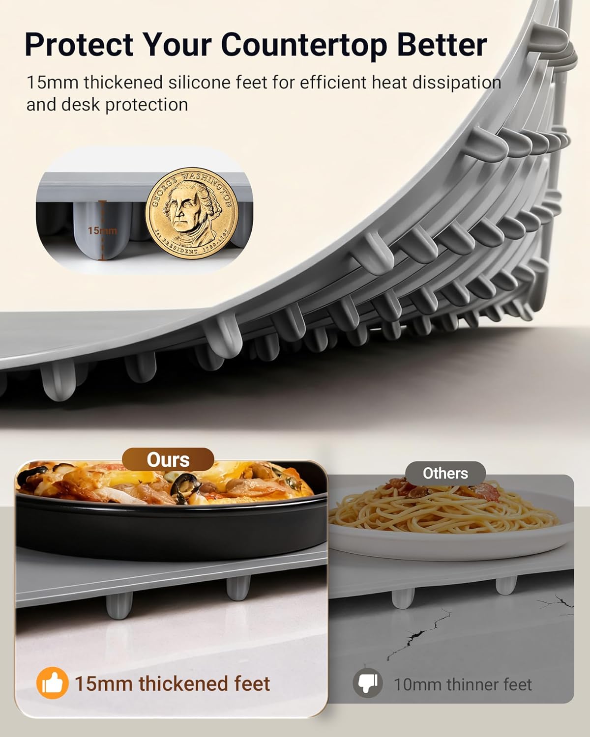 38"x16" Warming Mat for Food Extra Large, Extendable Food Warming Mat, Electric Warming Tray for Buffets Party with 7 Adjustable Temperature, 6 Timer, Silicone Food Warmer for Parties Home Countertop