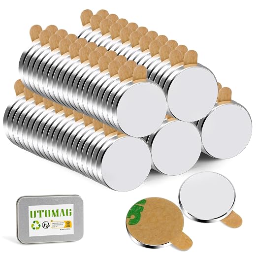 UTOMAG 100 Pcs Mini Round Neodymium Magnets