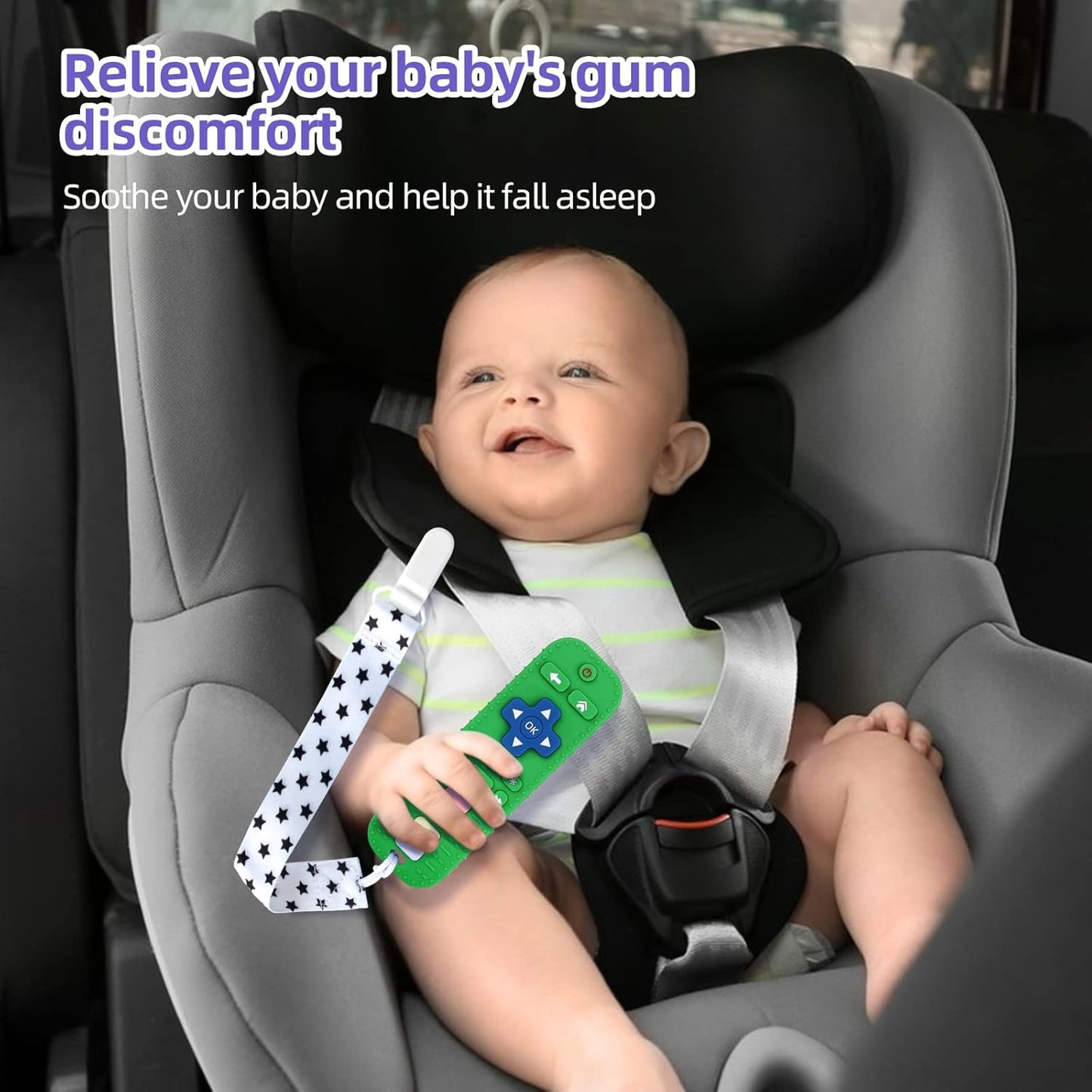 Chuya Remote Teethers Silicone Baby Teething Toys TV Remote Teether Toy