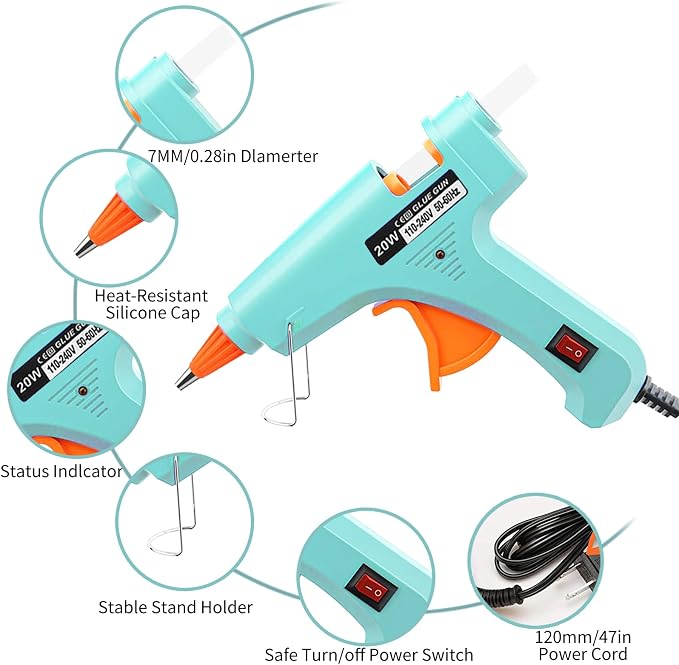 Hot Glue Gun Kit Mini: Mini Hot Glue Guns Kit