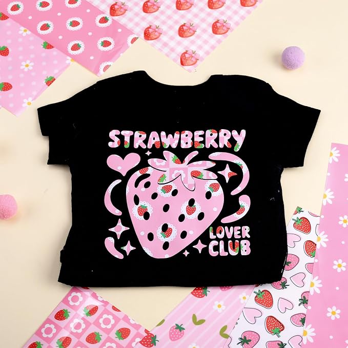 HTVSTD Pink Strawberry Heat Transfer Vinyl 8Sheets 12×10in Iron on Vinyl |