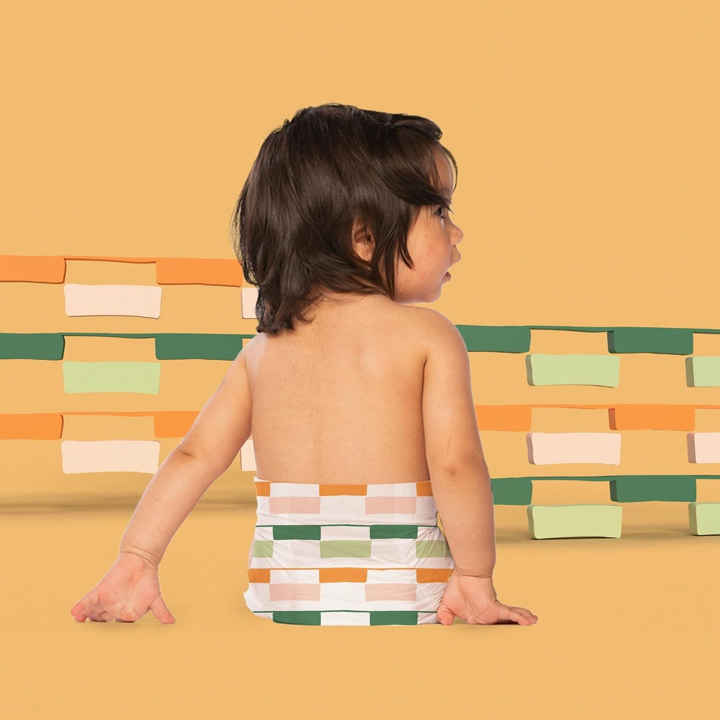 Hello Bello Premium Diapers Size 5, Main Squeeze & Zesties for The Resties Designs, 48ct Club Box