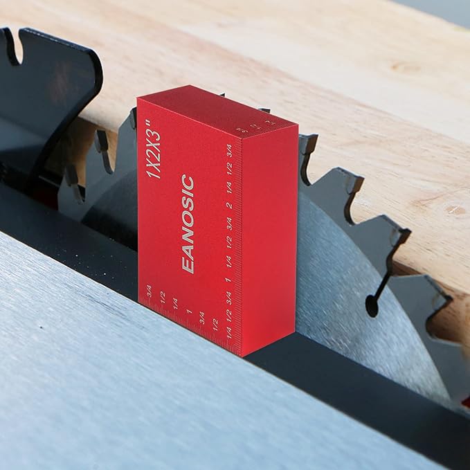 EANOSIC Setup Blocks Height Gauge Set, Bars Include Laser Engraved Size Markings