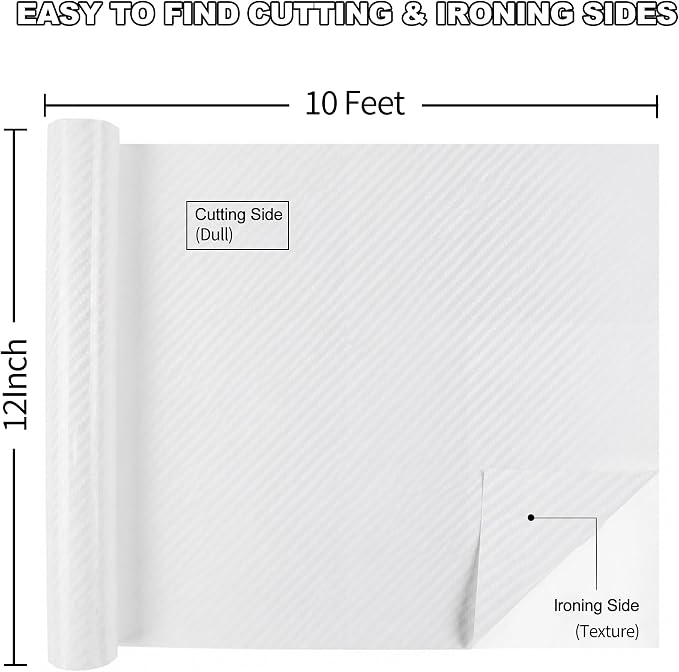 guangyintong Heat Transfer Vinyl Carbon White HTV Rolls, HTV Vinyl