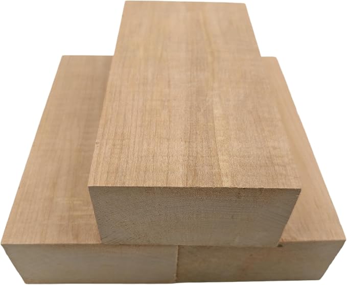 3PCS Basswood Carving Blocks, Whittling Wood Carving Kit, Unfinished Wooden