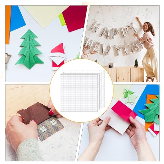 cobee 5 Sheets 2000 Pcs Foam Squares Double Sided Foam Tape, Foams Adhesive