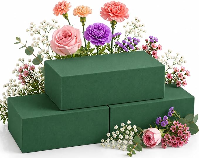 Prashent 3Pcs Floral Foam Blocks