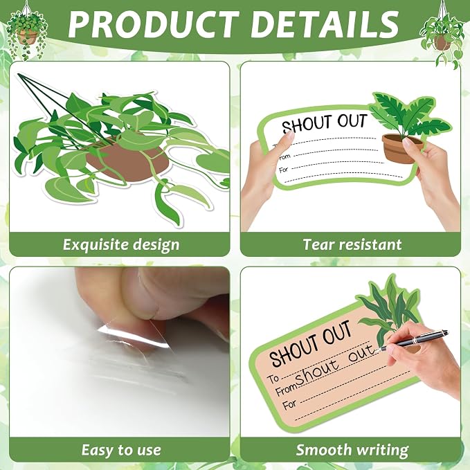 Plant Theme Staff Shout Outs Bulletin Board Decorations Plants Staff Shout Outs