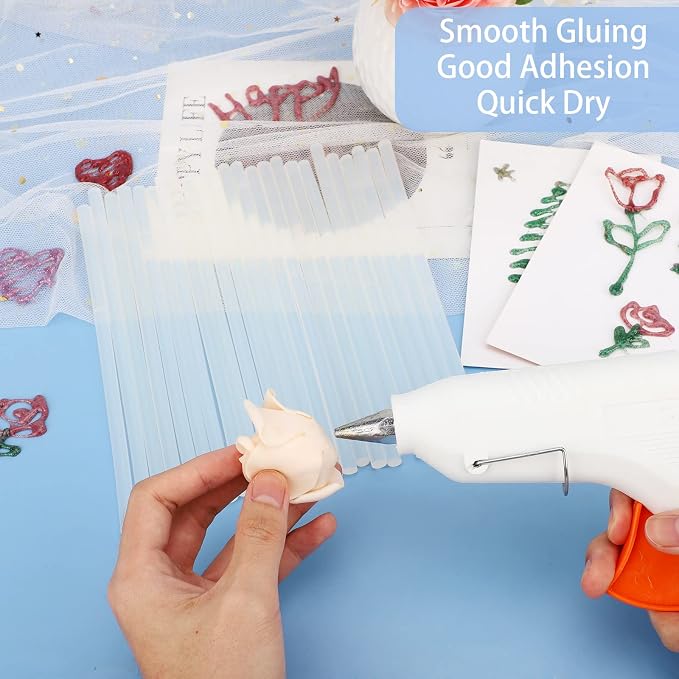 Clear EVA Hot Glue Sticks, All Temperature Adhesive Stick