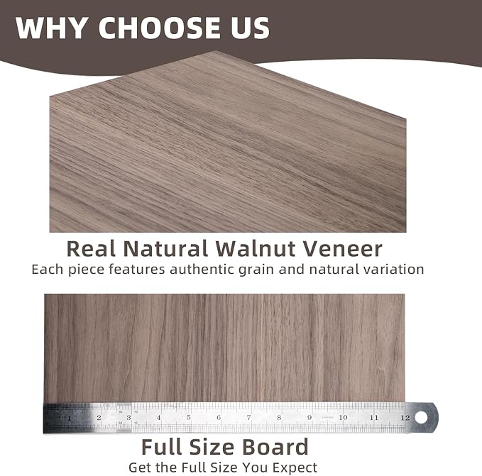 1/8" Walnut Plywood Sheets, 3mm Plywood